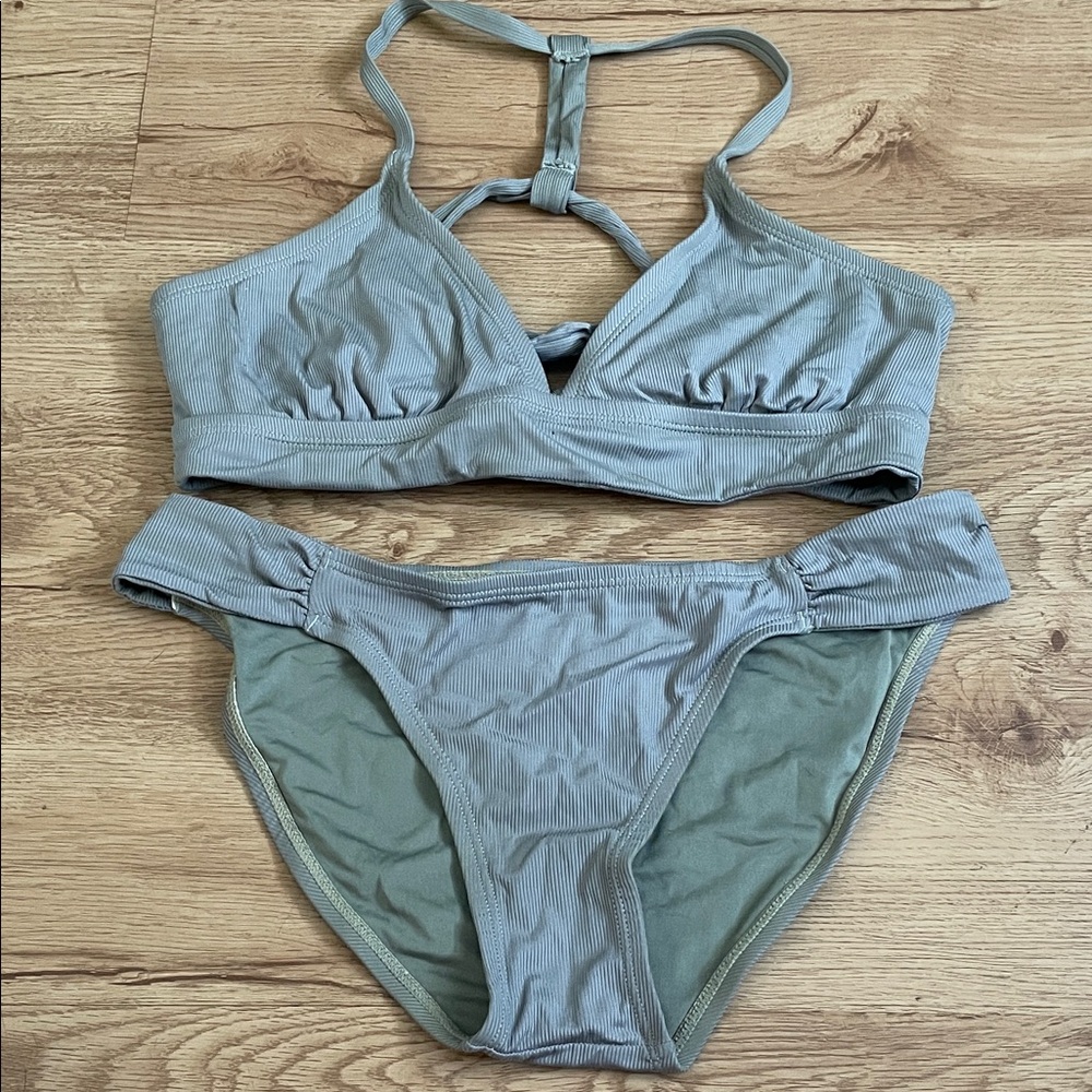 Carve Designs Sage Green Bikini Set